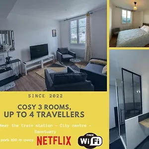  Apartamento T2 Bis Cosy Proche Gare